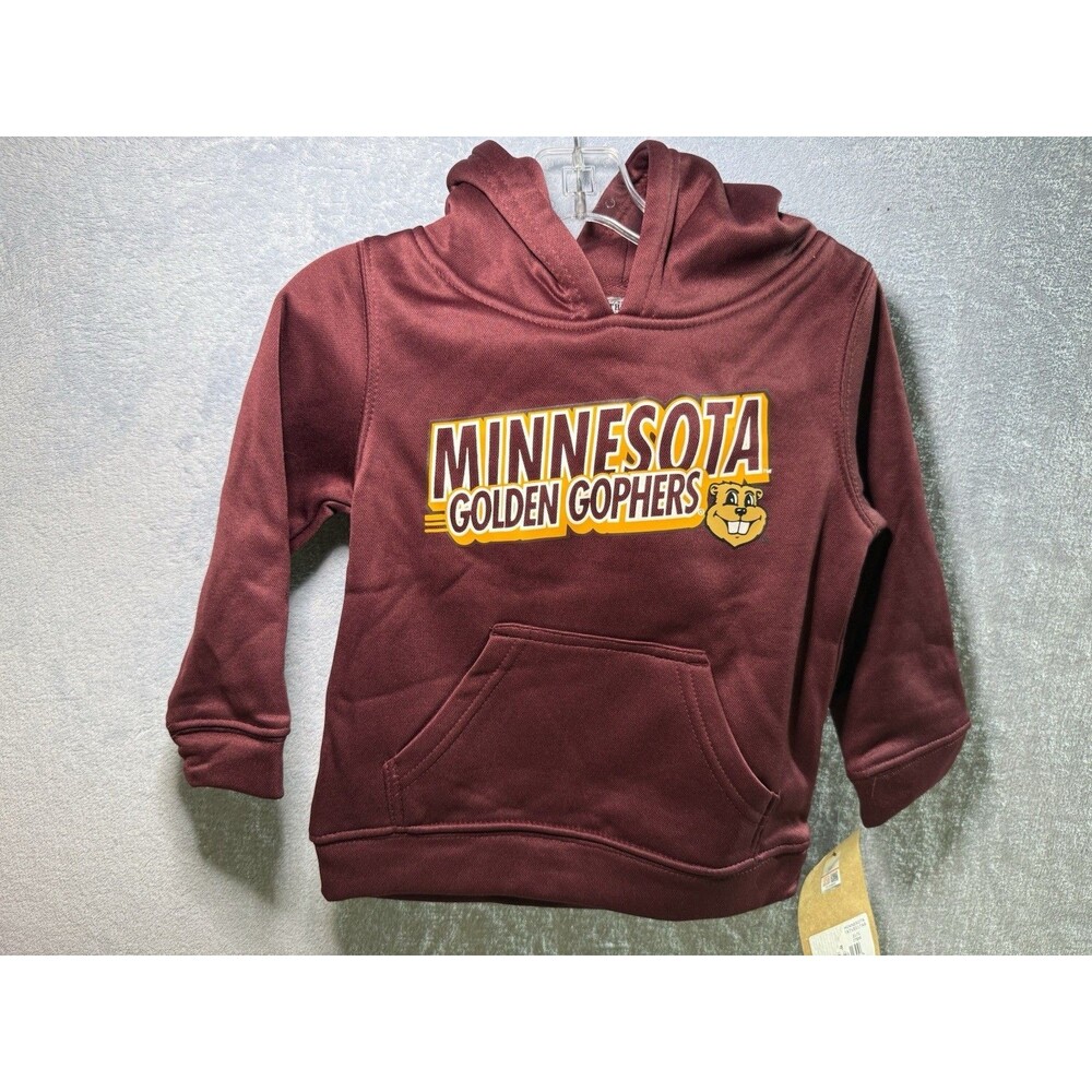 Minnesota Golden Gophers Hoodie Sweatshirt NCAA, Unisex Toddler, NWT, Size 2T